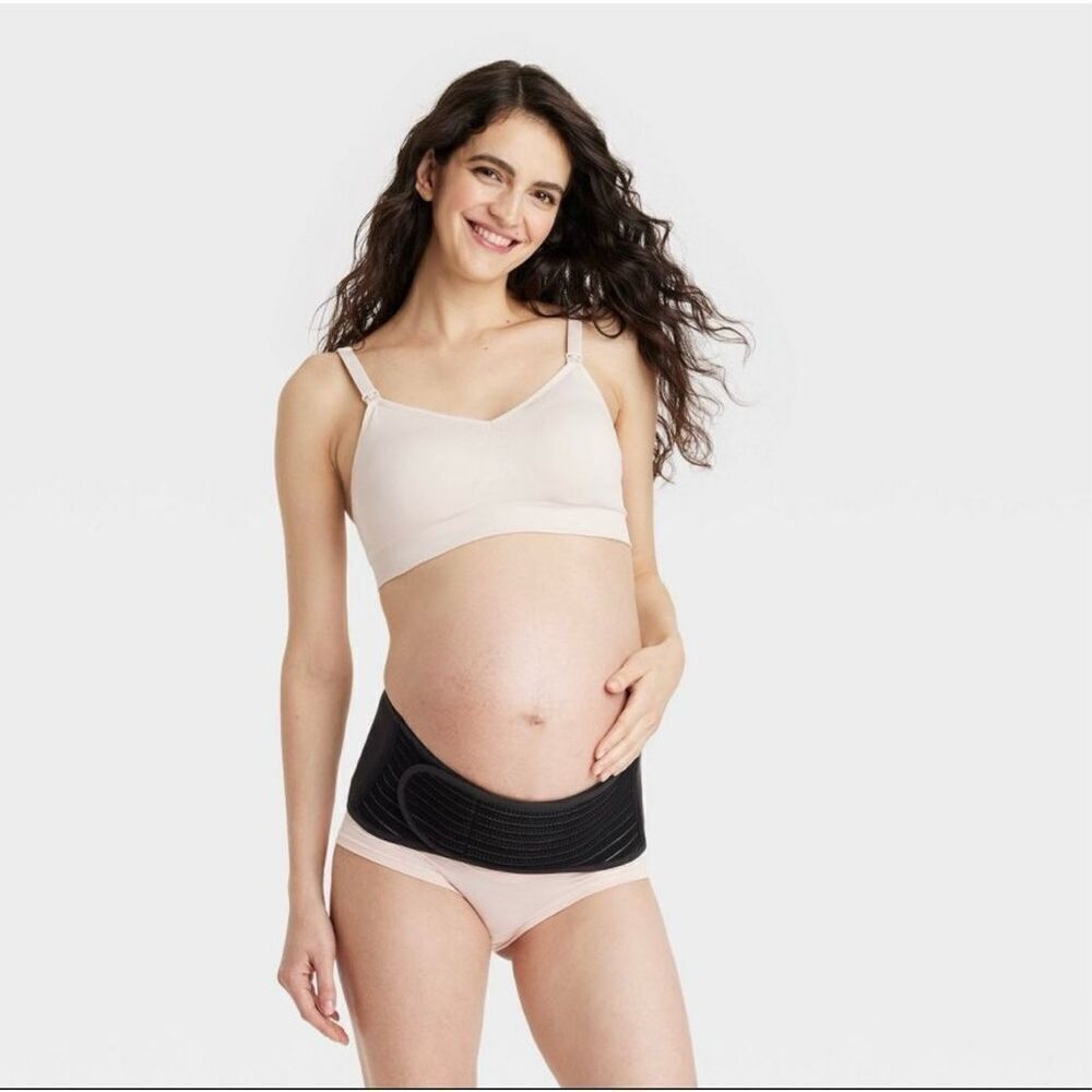 🌸 Ingrid and Isabel Black Pregnancy Support Belt Size Medium/Large New